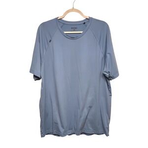 RHONE Mens Blue Short Sleeve Athletic Performance T-Shirt XL Workout Athleisure